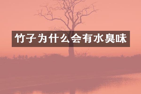 竹子为什么会有水臭味