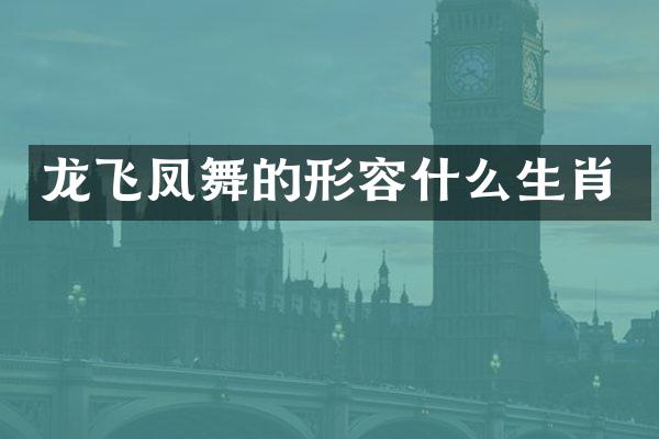 龙飞凤舞的形容什么生肖