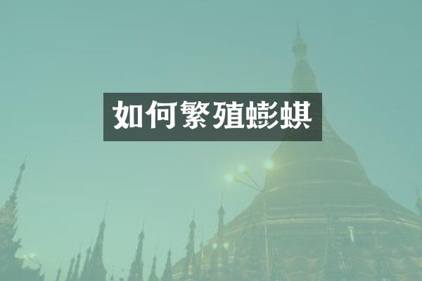 如何繁殖蟛蜞