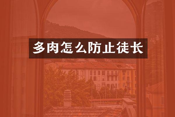 多肉怎么防止徒长