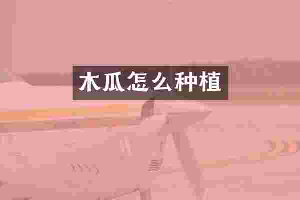 木瓜怎么种植