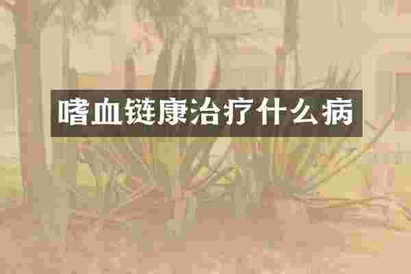 嗜血链康治疗什么病